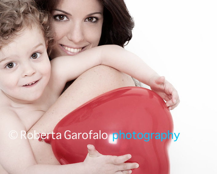 Fotografia di mamma con bambino