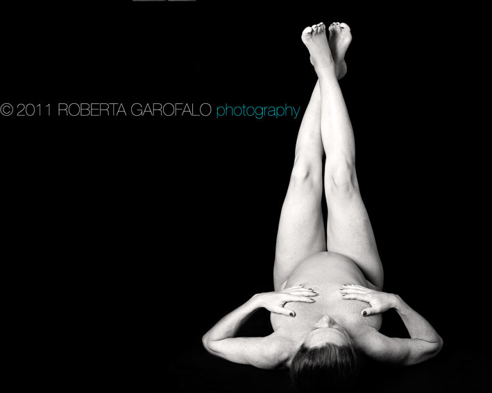 Ritratto gravidanza in bianco e nero
