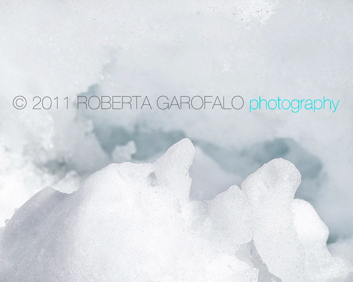 Fotografia con ghiaccio