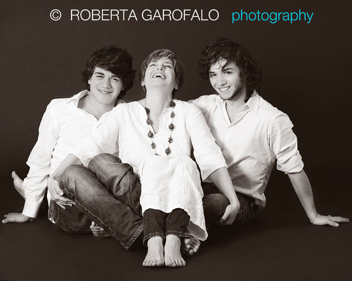 Ritratto di mamma con figli
