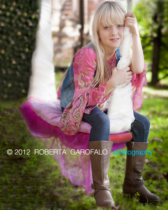 Fotografia di bambina hippy
