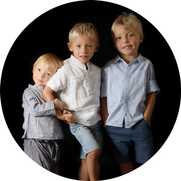 Ritratti fotografici per bambini e famiglie, Roma.
